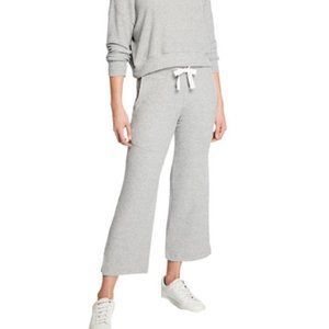 SUNDRY Women's Cropped Flare Sweatpants